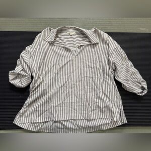 Ladies Max Studio London Size M striped blouse